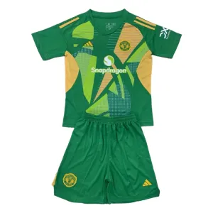 Manchester United Maalivahdin Paita Lasten 2024/25 (+ Shortsit)