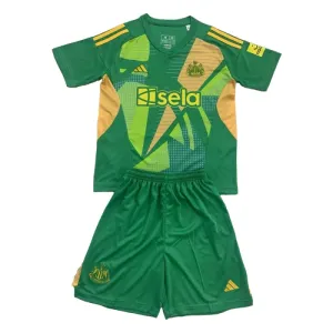 Newcastle United Maalivahdin Paita Lasten 2024/25 Vihreä (+ Shortsit)