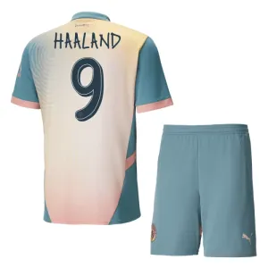 Manchester City Erling Haaland 9 4. Paita Lasten 2024/25 (+ Shortsit)