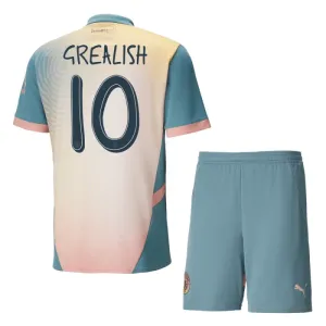 Manchester City Jack Grealish 10 4. Paita Lasten 2024/25 (+ Shortsit)