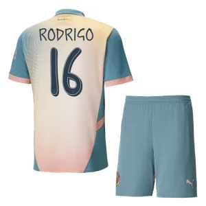 Manchester City Rodrigo 16 4. Paita Lasten 2024/25 (+ Shortsit)