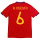 Espanja A. Iniesta 6 2010 Kotipaita Retro Espanja A. Iniesta 6 2010 Kotipaita Retro