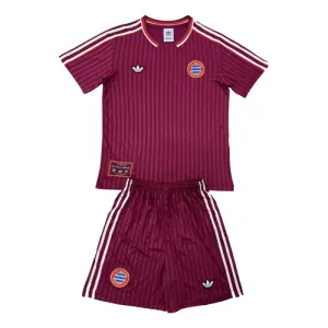 Bayern München Adidas Terrace Icon Paita Lasten 2024/25 (+ Shortsit)