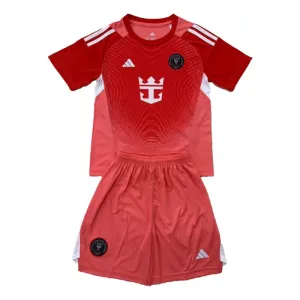 Inter Miami CF Maalivahdin Paita Lasten 2025/26 Punainen (+ Shortsit)