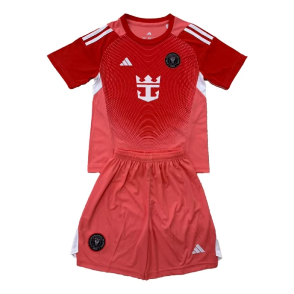 Inter Miami CF Maalivahdin Paita Lasten 2025/26 Punainen (+ Shortsit)
