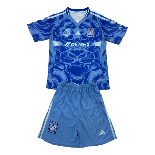 Tigres UANL Vieraspaita Lasten 2025/26 (+ Shortsit)