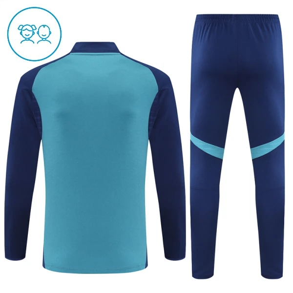 Arsenal Harjoittelupusero puvut Lasten Puolivetri 2025/26 Sininen