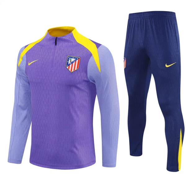 Atlético Madrid Harjoittelupusero puvut Puolivetri 2025/26 Violetti