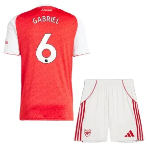 Arsenal Gabriel 6 Kotipaita Lasten 2025/26 (+ Shortsit)