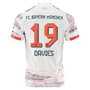FC Bayern München Alphonso Davies 19 Vieraspaita 2025/26