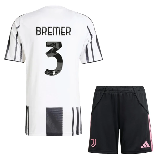 Juventus Bremer 3 Kotipaita Lasten 2025/26 (+ Shortsit) Juventus Bremer 3 Kotipaita Lasten 2025/26 (+ Shortsit)