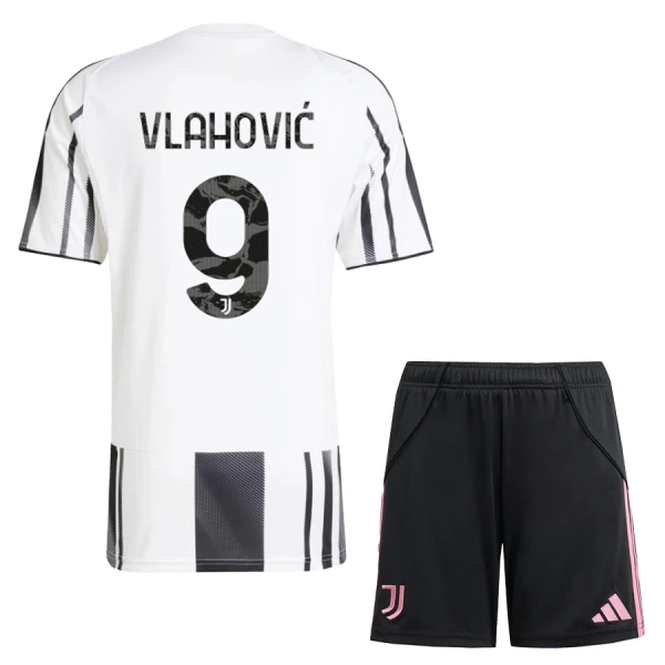 Juventus Dušan Vlahović 9 Kotipaita Lasten 2025/26 (+ Shortsit)