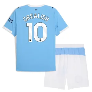 Manchester City Jack Grealish 10 Kotipaita Lasten 2025/26 (+ Shortsit)