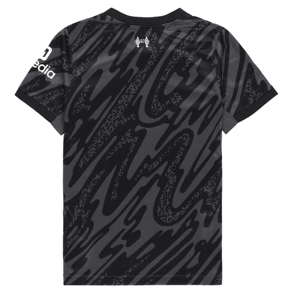 Liverpool Maalivahdin Paita Lasten 2024/25 Musta (+ Shortsit)