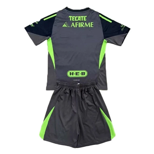 Tigres UANL Maalivahdin Paita Lasten 2025/26 Musta (+ Shortsit)