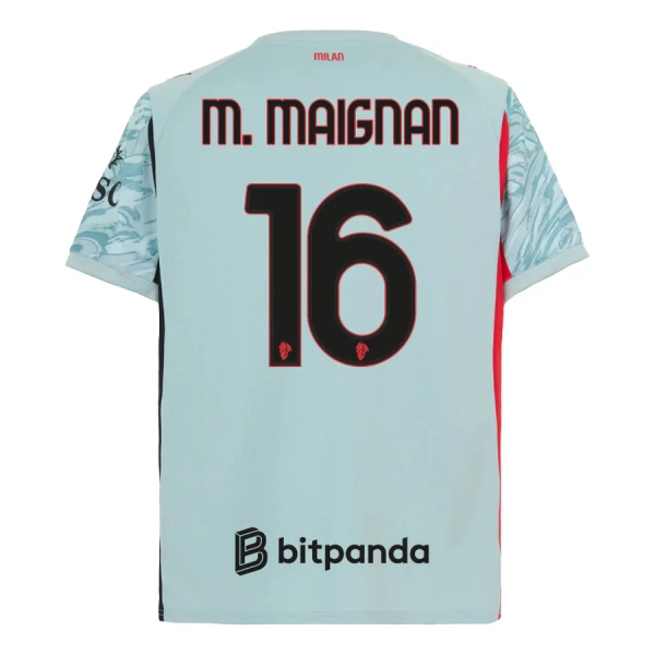 AC Milan M. Maignan 16 Maalivahdin Paita 2025/26 Sininen