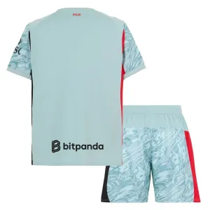 AC Milan Maalivahdin Paita Lasten 2025/26 Sininen (+ Shortsit)