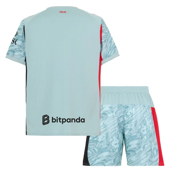 AC Milan Maalivahdin Paita Lasten 2025/26 Sininen (+ Shortsit)