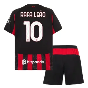 AC Milan Rafael Leão 10 Kotipaita Lasten 2025/26 (+ Shortsit)