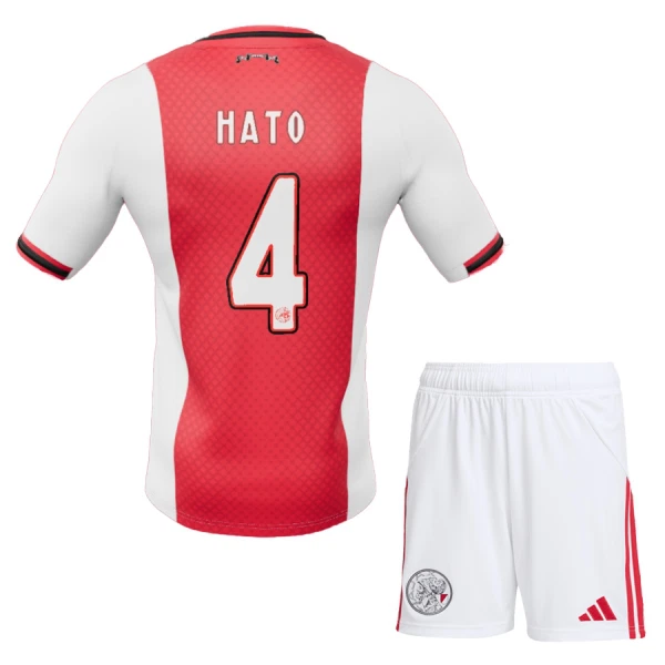 AFC Ajax Hato 4 Kotipaita Lasten 2025/26 (+ Shortsit)