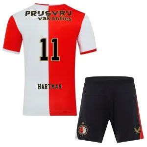 Feyenoord Rotterdam Hartman 11 Kotipaita Lasten 2025/26 (+ Shortsit)