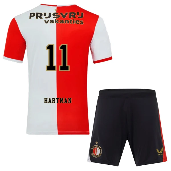 Feyenoord Rotterdam Hartman 11 Kotipaita Lasten 2025/26 (+ Shortsit)