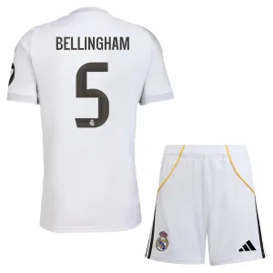 Real Madrid Jude Bellingham 5 Kotipaita Lasten 2025/26 (+ Shortsit)