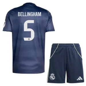 Real Madrid Jude Bellingham 5 Vieraspaita Lasten 2025/26 (+ Shortsit)