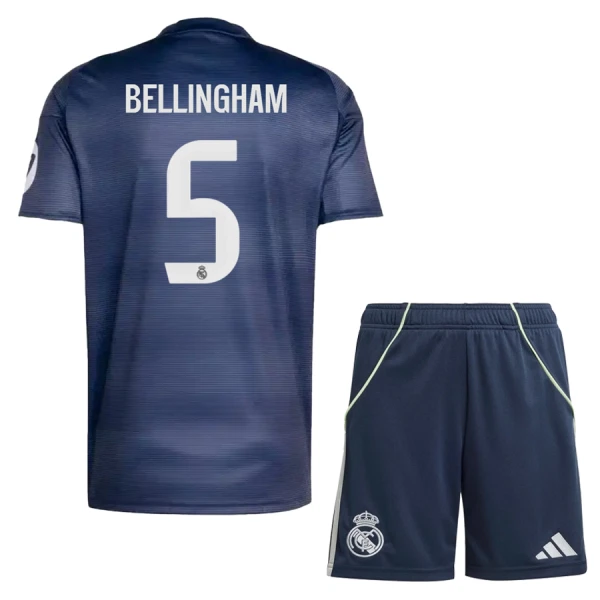Real Madrid Jude Bellingham 5 Vieraspaita Lasten 2025/26 (+ Shortsit)