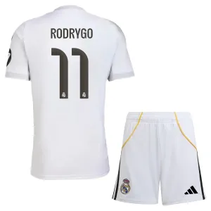 Real Madrid Rodrygo 11 Kotipaita Lasten 2025/26 (+ Shortsit)