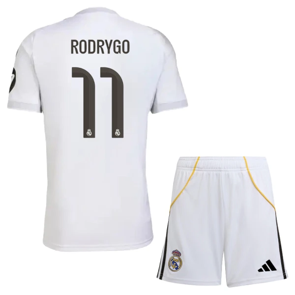 Real Madrid Rodrygo 11 Kotipaita Lasten 2025/26 (+ Shortsit)