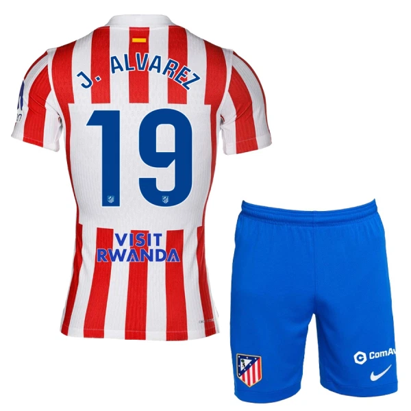 Atlético Madrid Julián Alvarez 19 Kotipaita Lasten 2025/26 (+ Shortsit)