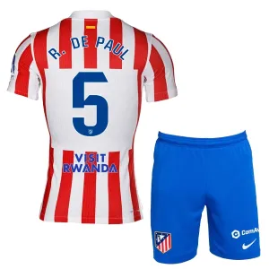 Atlético Madrid R. de Paul 5 Kotipaita Lasten 2025/26 (+ Shortsit)
