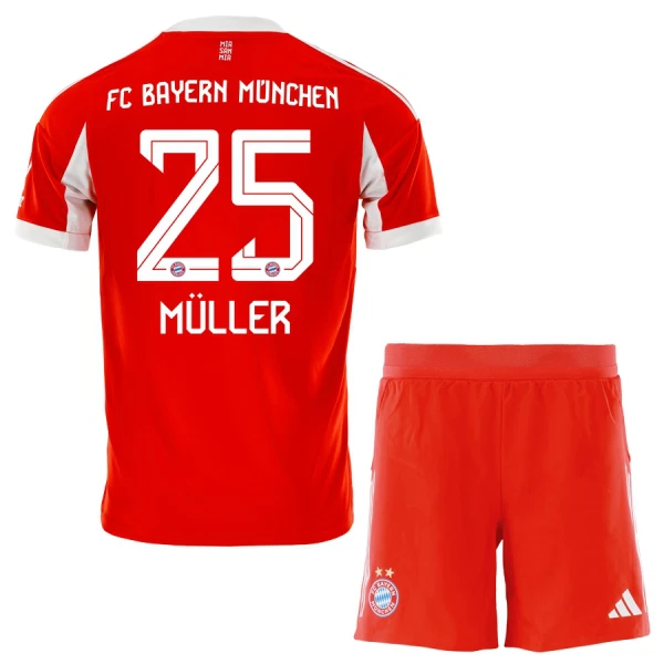 FC Bayern München Thomas Müller 25 Kotipaita Lasten 2025/26 (+ Shortsit)