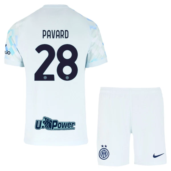 Inter Milan Pavard 28 Vieraspaita Lasten 2025/26 (+ Shortsit)