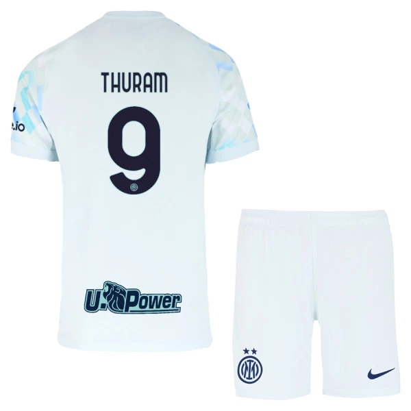 Inter Milan Thuram 9 Vieraspaita Lasten 2025/26 (+ Shortsit)