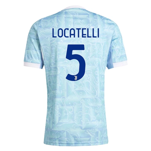 Juventus Locatelli 5 Vieraspaita Lasten 2025/26 (+ Shortsit)