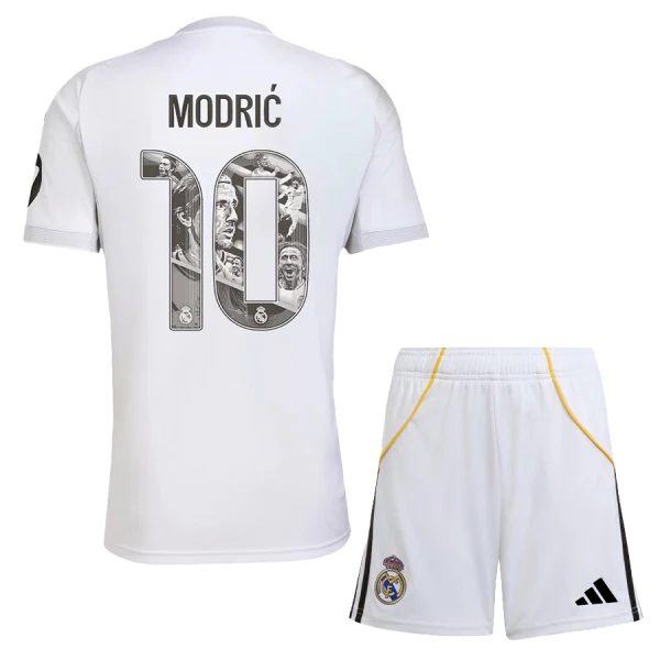 Real Madrid Luka Modrić 10 Kotipaita Lasten 2025/26 (+ Shortsit) Erikoispainos