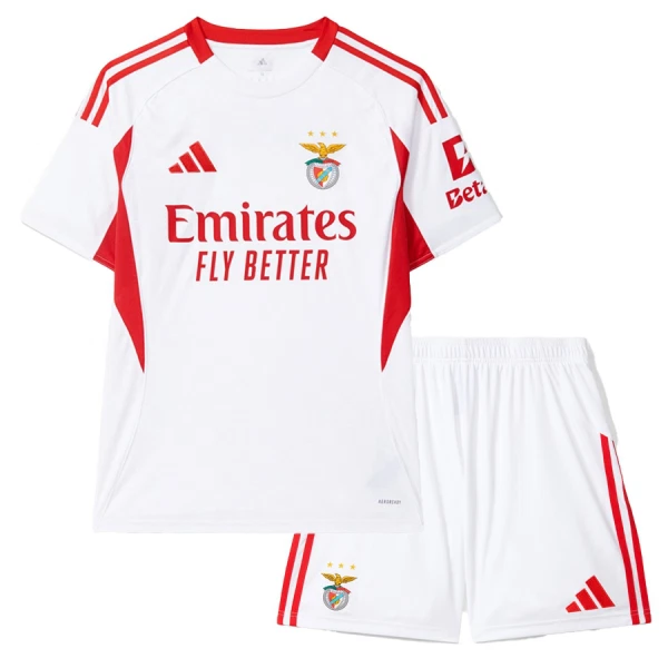 SL Benfica 3. Paita Lasten 2025/26 (+ Shortsit)