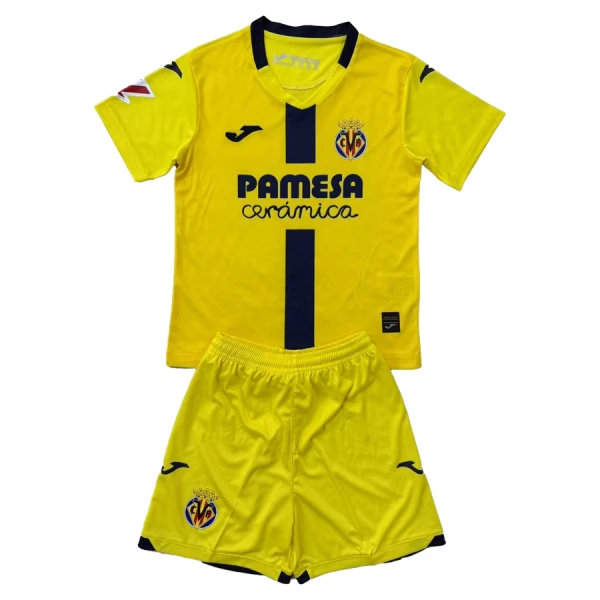 Villarreal Kotipaita Lasten 2025/26 (+ Shortsit)