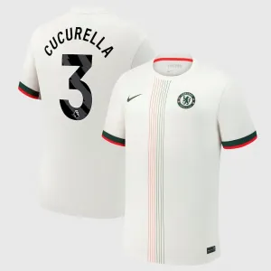 Chelsea Cucurella 3 Vieraspaita 2025/26