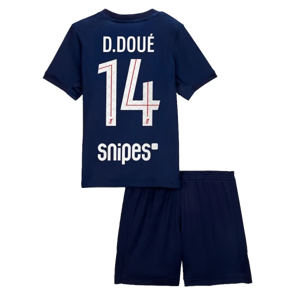Paris Saint-Germain Désiré Doué 14 Kotipaita Lasten 2025/26 (+ Shortsit)