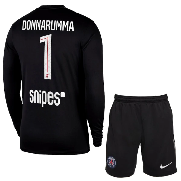 Paris Saint-Germain Gianluigi Donnarumma 1 Maalivahdin Paita Lasten 2025/26 Pitkähihainen (+ Shortsit)