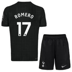 Tottenham Hotspur Cristian Romero 17 Vieraspaita Lasten 2025/26 (+ Shortsit)