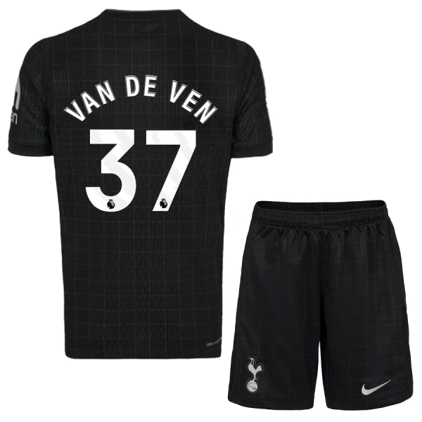 Tottenham Hotspur Micky van de Ven 37 Vieraspaita Lasten 2025/26 (+ Shortsit)