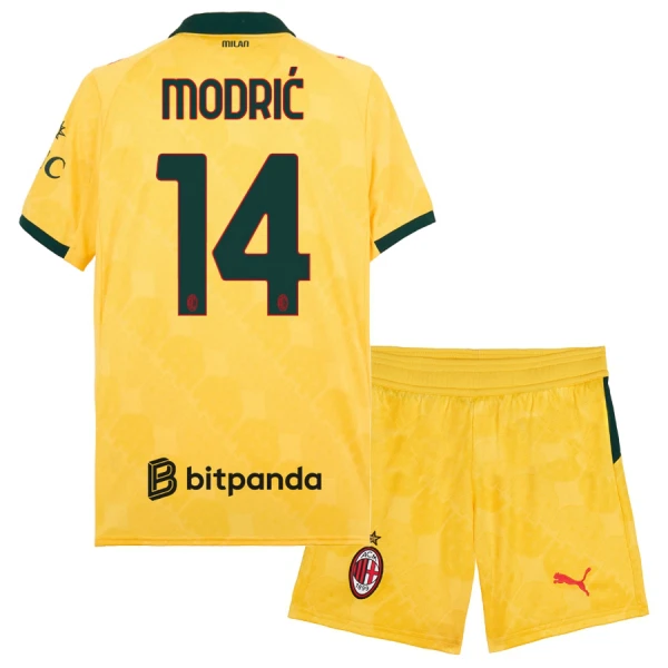 AC Milan Luka Modrić 14 3. Paita Lasten 2025/26 (+ Shortsit)