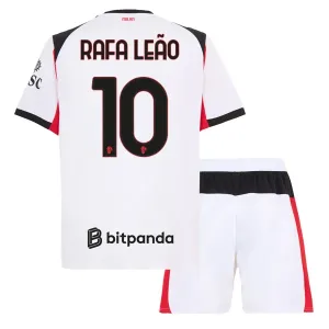 AC Milan Rafael Leão 10 Vieraspaita Lasten 2025/26 (+ Shortsit)