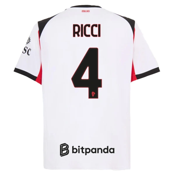 AC Milan Ricci 4 Vieraspaita 2025/26