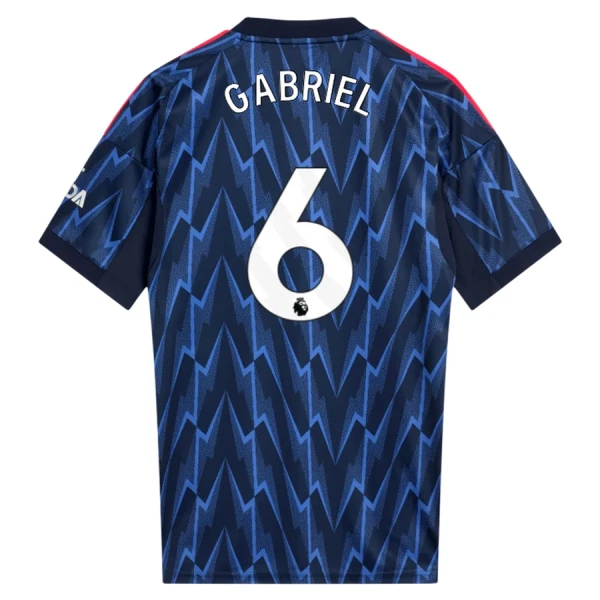 Arsenal Gabriel 6 Vieraspaita 2025/26