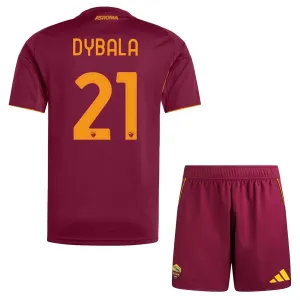 AS Roma Paulo Dybala 21 Kotipaita Lasten 2025/26 (+ Shortsit)